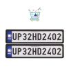 Buy or Order Number plate with protective frame online