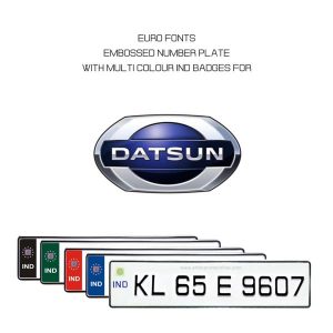 Datsun Number Plate Design Online