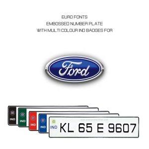 Ford number plates online different font