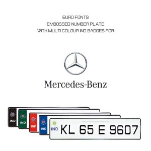 Mercedes-Benz - EURO-Number plates