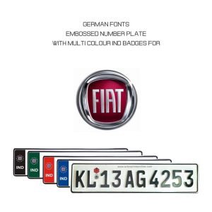 Fiat Number Plate