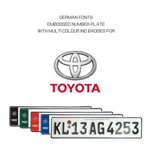 Toyota-Number Plate-Price