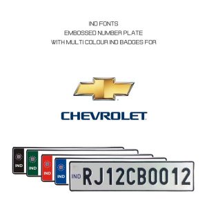 Chevrolet HSRP_IND number plate online