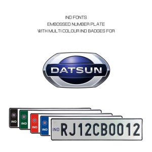 Datsun Number Plate HSRP-IND