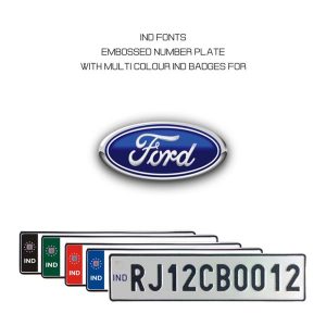 Ford Number Plate