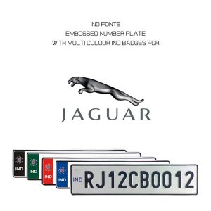 Jaguar Number Plate Online HSRP/IND