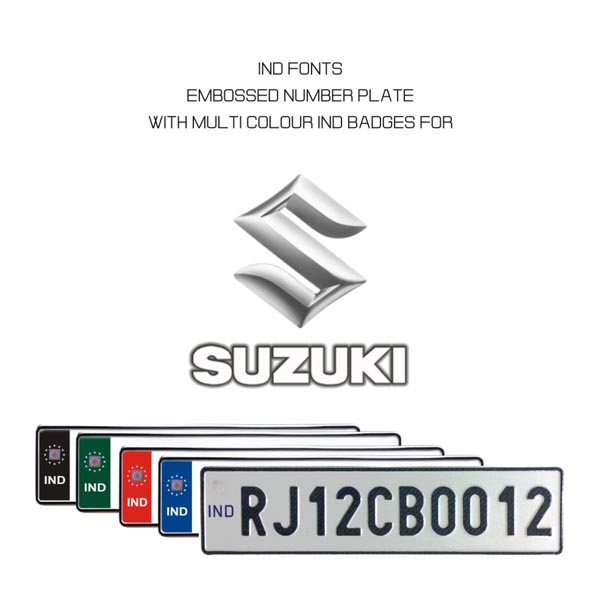 Suzuki-HSRP-IND-Number Plate-Online