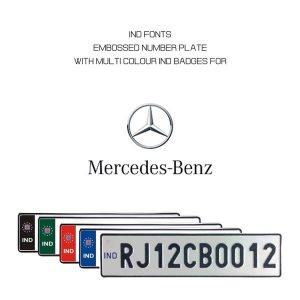 Mercedes-Benz - HSRP-Number plates