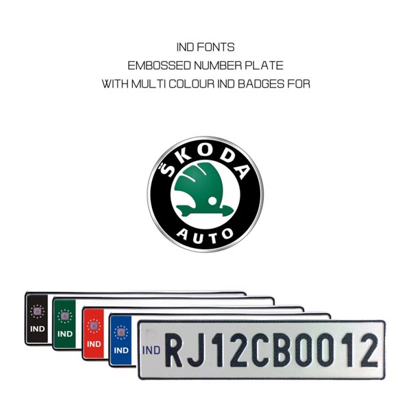 Skoda - number plates - online