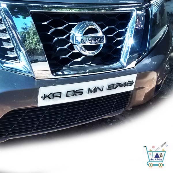 Latest Number Plate for Nissan Car