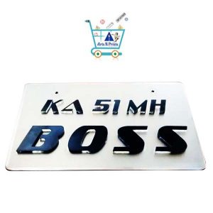 Number Plate - BOSS STYLE