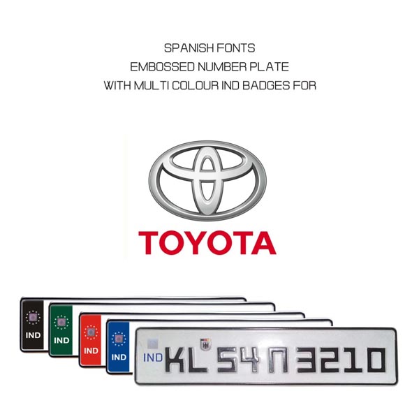Toyota-Number Plate-Online