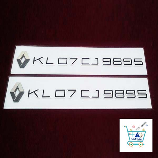 kwid-car-number-plate-online-design